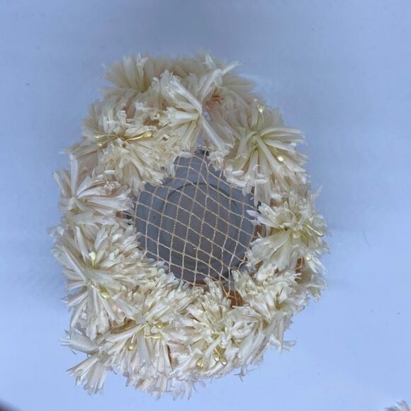 Vintage Pale Pink Flower Hat - Picture 5 of 7